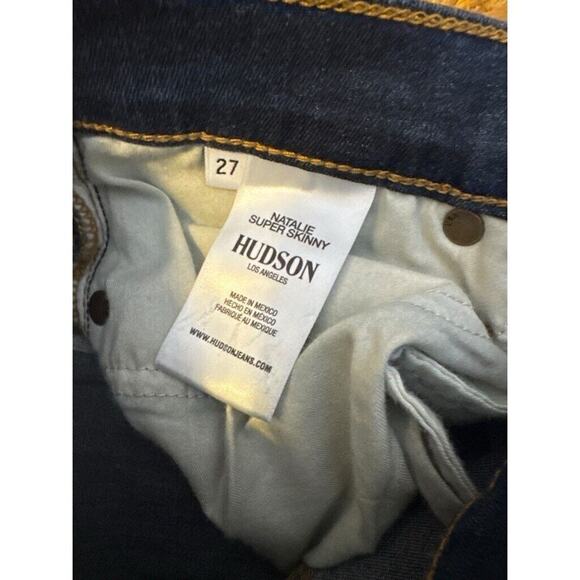 NWT Hudson Midrise Skinny Ankle Jeans 27 - Dark/Medium Wash - Picture 5 of 6